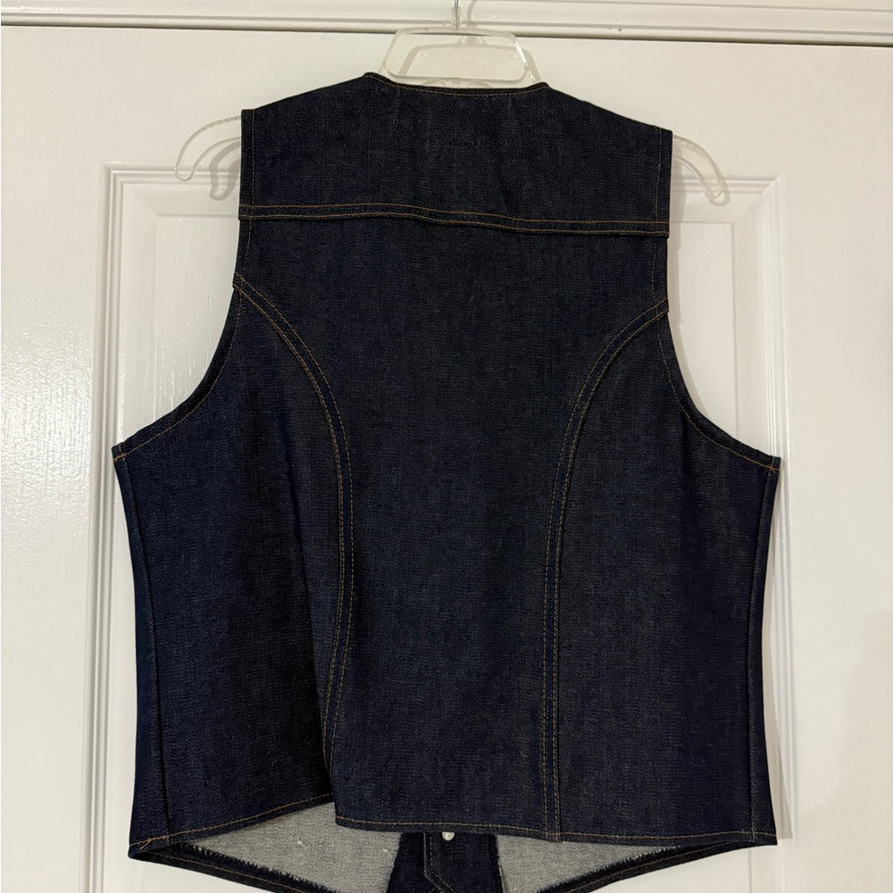 Wrangler 1970’s Deadstock Men's Denim Vest - Picture 5 of 5
